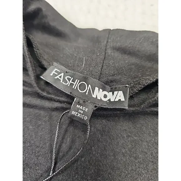 Fashion Nova Bodysuit Womens 3X Ditch Your Bra Mock Neck - Picture 4 of 8